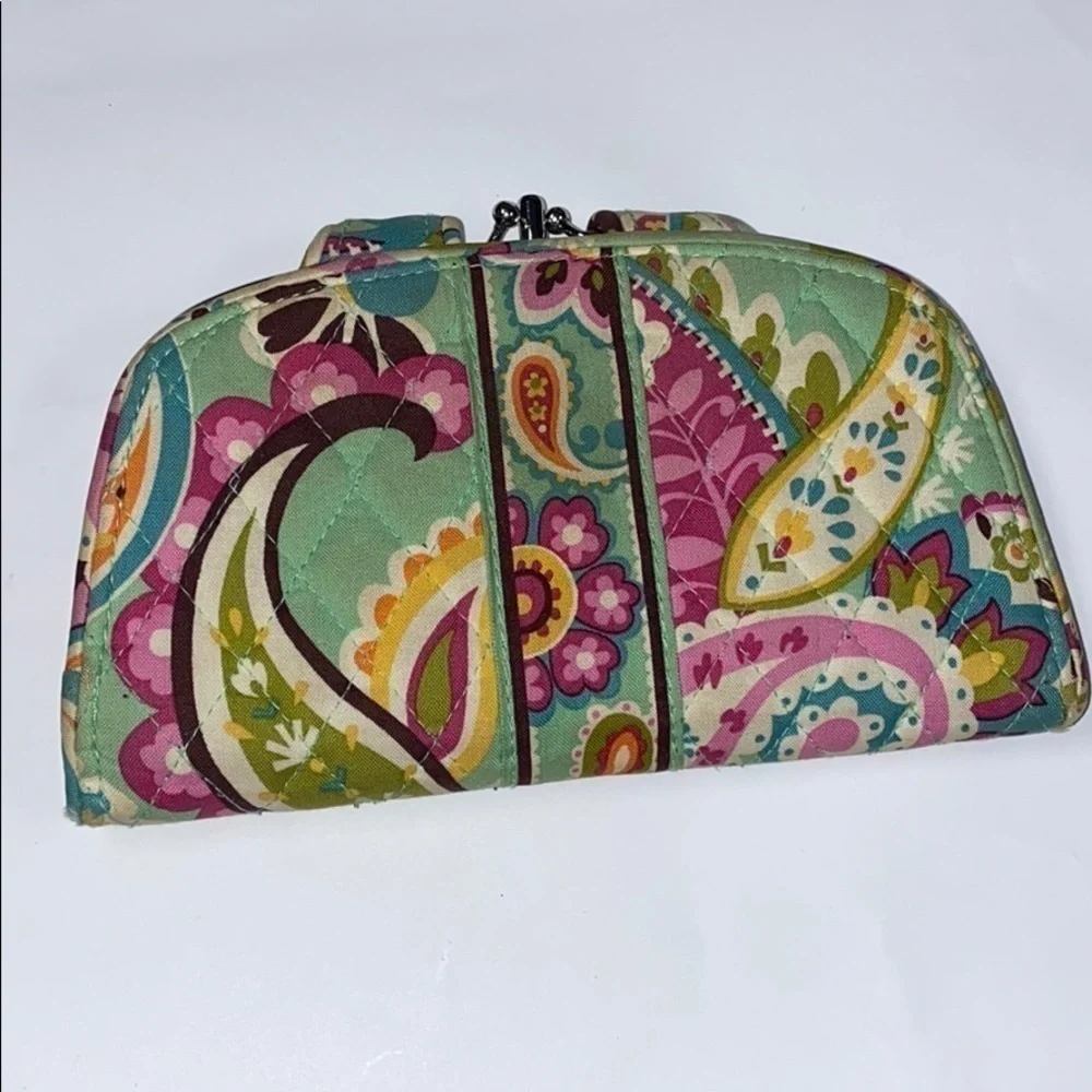 Vera Bradley Tuti Frutti Kiss n Snap Clutch Wallet